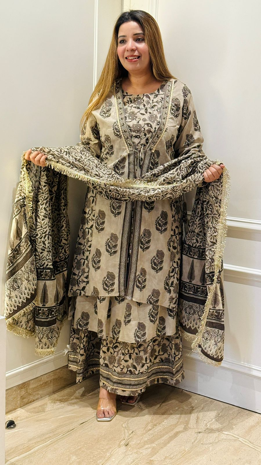 Oryna Suit Set- Beige